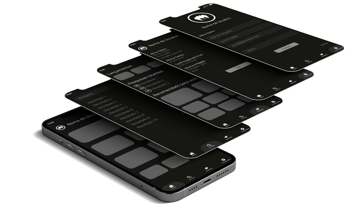 Projeto Mistkiller Aplicativo UI UX Smartphone