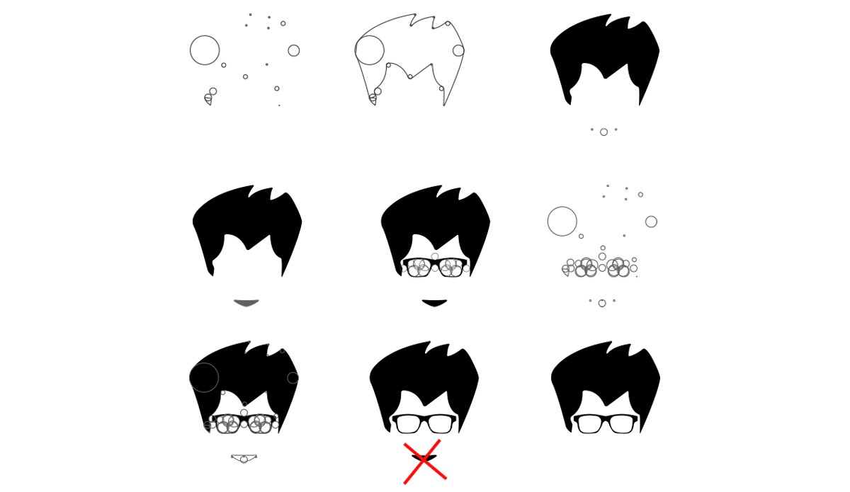 Montagem do logo